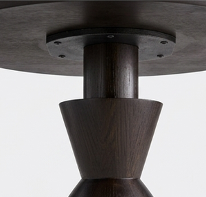 Tables d'appoint rondes en métal modernes et durables à poser au sol pour salon et bureau à domicile avec finition en métal thermolaqué - Product Image 5