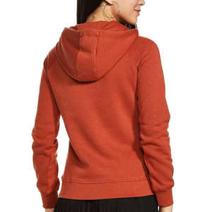 Sweat-shirt à capuche en molleton 100 % coton, imprimé sur mesure, avec cordon de serrage avant, décontracté, hiver, anti-boulochage, respirant, pour femme - Product Image 2