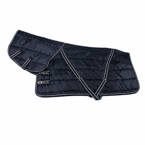 Stable Combo Plain Quilted Rug | Black Winter Horse <b>Blanket</b> Premium | English Jump Saddle Inspired Design 200 GSM 2026 - Product Image 3