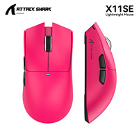 Attack Shark X11SE Souris de jeu sans fil Longue durée de vie de la batterie Trois modes Léger avec connexion USB pour PC