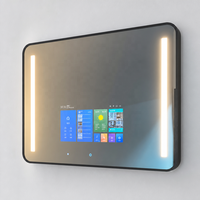 Nouveau Miroir Intelligent LED 2026 pour Salle de Bain, Taille Personnalisée, Panneau de Miroir sur Mesure, Écran Multi-Options, Miroir Intelligent Mural avec Écran TV