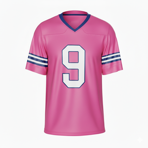 2k26 Nuevo estilo, camiseta de fútbol americano personalizada, camiseta deportiva de manga corta con cuello en V para hombre, uniforme de equipo - Product Image 1