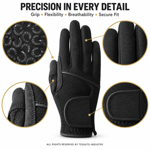Guantes de Equitación de Cuero Personalizados, Transpirables, Antideslizantes, Fabricante Mayorista de Marca Privada OEM, Proveedor de Muestras Gratuitas - Product Image 5