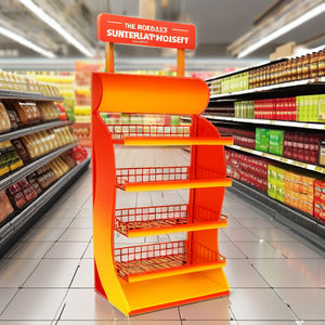 ชั้นวางขนมแบบตั้งพื้นสำหรับใช้ภายในอาคาร ประกอบง่าย ปรับแต่งได้ - Product Image 3