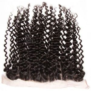 Perruque Lace Frontale Cheveux Humains Bouclés Kinky Remy Style Doux 1 - Product Image 1