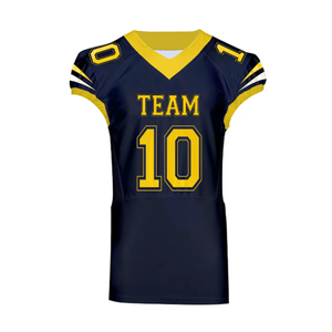 เสื้อเจอร์ซีย์สไตล์ทีมกีฬาชาย คุณภาพพรีเมียม เสื้ออเมริกันฟุตบอลแบบสั้น พิมพ์ลาย ระบายอากาศได้ดี เป็นมิตรกับสิ่งแวดล้อม แห้งเร็ว - Product Image 6