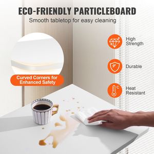 Tavolo Pieghevole a Parete in Legno 60x40 cm per Sala da Pranzo, Ufficio o Lavanderia - Product Image 5