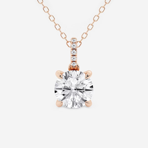 Colgante de Diamante Cultivado en Laboratorio de 1.5 Quilates con Engaste de Diamante, Joyería Elegante y Brillante, Regalo para Mujer - Product Image 4