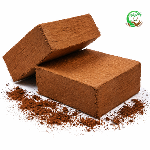 Export Grade 5Kg Cocopeat <b>Block</b> Low EC 70-90L Expansion Buffered <b>Coir</b> Pith Wholesale Bulk Supplier 20Ft 40Ft Container - Product Image 2