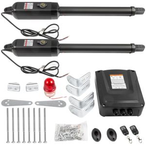 Apri Cancello Automatico Elettrico 50W per Cancelli a Battente Doppi da 5,5m, Capacità 300kg, in Alluminio - Product Image 1
