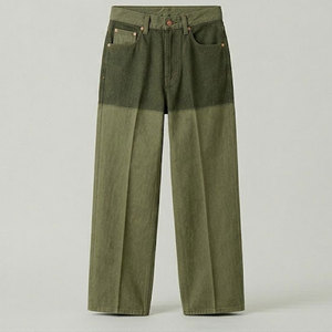 Plus Size Women's Straight-Leg Full-Length <b>Jeans</b> High <b>Waist</b> <b>Elastic</b> Fabric Enzyme Wash Four Seasons Wearable Denim Pants - Product Image 1