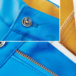 Pantalons en cuir sur mesure pour hommes, fabrication artisanale, matériau de qualité supérieure, coupe ajustée confortable, construction durable, style moderne. - Product Image 2