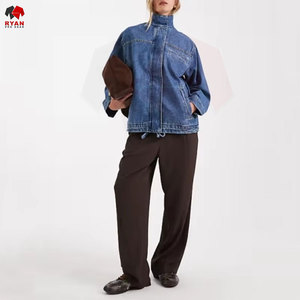 Ryan Pro Gear <b>Customized</b> <b>Denim</b> <b>Jacket</b> For Women Breathable and Comfortable Fabric with <b>Customized</b> Logo OEM Design - Product Image 3