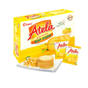 Yummy Corn Crispy Crackers 342G Caja de bolsita de sabor dulce Salado - Product Image 5