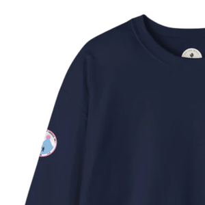 Sweat-shirts assortis pour la famille, bleu marine, en molleton doux, col rond, manches longues, vêtements décontractés pour l'hiver, mode hivernale - Product Image 3