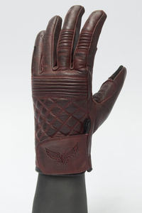Guantes de Motocicleta de Cuero de Diseño Vintage Premium, Logotipo Personalizado, Alta Calidad, Dedos Completos, Antideslizantes - Product Image 3