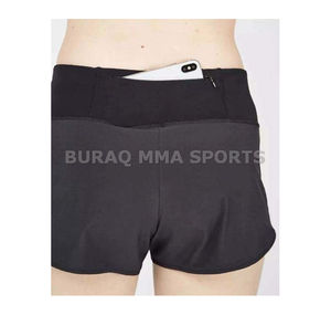 Pantalones cortos de verano para correr y hacer ejercicio para mujer, pantalones cortos deportivos informales a cuadros de secado rápido - Product Image 2