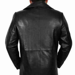 <b>Long</b> PU Leather Trench <b>Coats</b> Wholesale Fashion Overcoat Belted Winter <b>Coat</b> Custom OEM ODM Private Label Manufacturer - Product Image 4