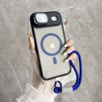 Pour iPhone 17 Air Cases Magnétique Téléphone Cas Translucide Peau-Sensation Antichoc Cellule Mat Mobile Téléphone Couverture Lentille Protecteur Film