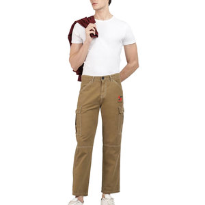 Solid Trader High Quality Breathable Twill Casual Style Comfortable Daily Wear Rugged Fashionable <b>Men</b> <b>Cargo</b> Pent & <b>Trouser</b> - Product Image 4