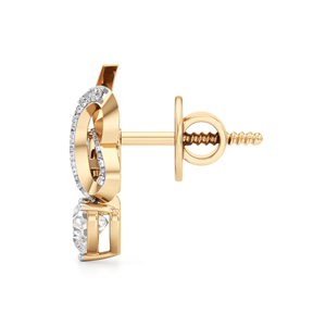 Pendientes de Diamantes con Corte Corazón, Oro Sólido de 18K, Joyería de Lujo para Mujer, para Bodas - Product Image 3