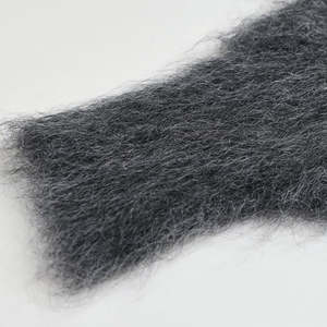 Abrigo de Punto de Terciopelo para Mujer Tallas Grandes, Elegante, de Manga Larga, Casual, Texturizado, con Botón Único y Mangas Desmontables de Piel para Otoño - Product Image 6