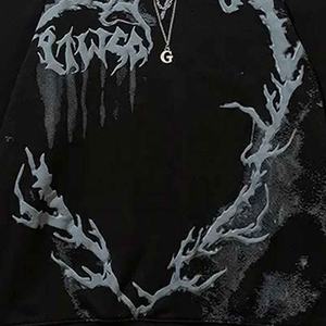 Sudadera con capucha DTG y DTF personalizada de alta calidad elaborada con mezcla de algodón pesado con estampado nítido y ajuste cómodo - Product Image 4