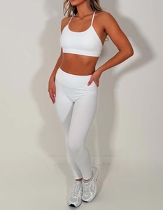 <b>Women</b> Yoga Set Long Sleeve Sports Bra Jacket High Waist <b>Leggings</b> <b>Shorts</b> Activewear Gym Fitness Outfit - Product Image 6