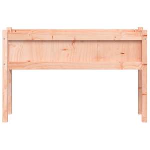 Juego de 2 Macetas de Madera Maciza de Abeto Douglas, Color Marrón, para Jardín - Product Image 5