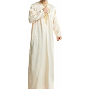 Nouvelle Collection 2026 : Qamis Islamique Homme Personnalisé OEM – Style Manches Longues, Qamis Marocain Jubbah, Robe de Prière Ramadan pour Hommes - Product Image 1