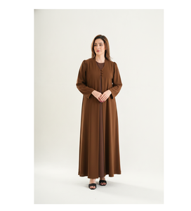 Hermosa, Fluida y Cómoda, Abaya Nueva de Lujo con Mangas Largas, Modesta, Venta al Por Mayor - Product Image 1