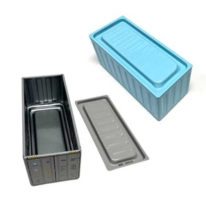 Custom Mini Shipping Container Tin Box 115x50x55mm Rectangular <b>Metal</b> Container Model Tin Can with Lid for Corporate Gift - Product Image 6