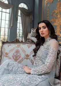 ชุดเดรสยาวสไตล์ปากีสถาน ผ้าเน็ต ดีไซน์เนอร์ สำหรับผู้หญิง ชุดแต่งงาน ชุดพื้นเมือง คอลเลคชั่นชุดประจำชาติสำหรับผู้หญิง - Product Image 2