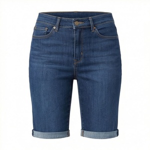 Shorts de Mezclilla para Mujer, Corte Regular, Color Personalizado, Desgastados, Ajustados, Calidad Premium, Moda, Tendencia, Ropa Casual para Uso Diario_1 - Product Image 1