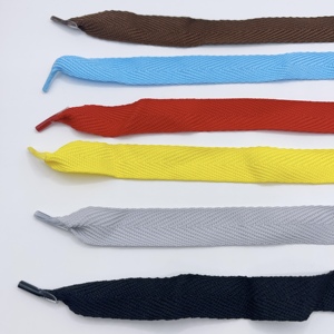 Asa de cuerda plana de poliéster con diseño de espiga, colorida y personalizada, de 1.8 cm de ancho, para bolsas de compras con asa - Product Image 2