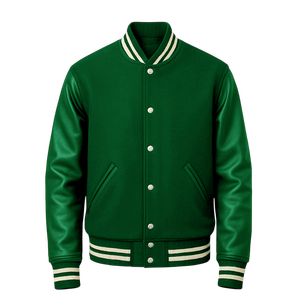 Veste universitaire en laine et polaire de haute qualité, logo personnalisé, veste de baseball unisexe pour hommes et femmes, fournisseur en gros - Product Image 4