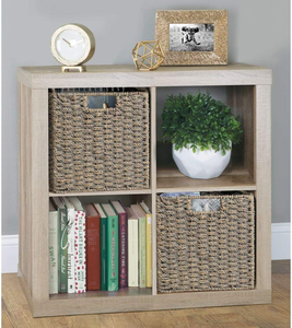 Handmade <b>Foldable</b> Square Seagrass <b>Basket</b> Eco-Friendly Storage Box with Handles Made in Vietnam - Product Image 1