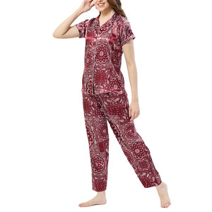 Pyjama pour femmes en tissu doux de qualité supérieure, vêtements de maison intelligents, style confortable pour dormir, pyjama pour femmes - Product Image 2