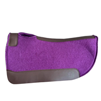 Meilleures ventes : Tapis de selle western équestre en feutre de laine de Nouvelle-Zélande rose clair de 1 pouce, doublure polaire, haute qualité, durable et confortable
