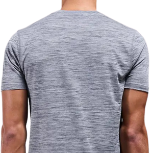 T-shirt de performance Space Dye pour homme, à séchage rapide, respirant, léger, à manches courtes, pour la gym, la course et le sport - Product Image 4