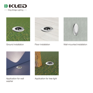 Lampes LED encastrées au sol en alliage d'aluminium pour jardin, IP66, réglables, télécommandées, garantie 5 ans, enterrées - Product Image 6