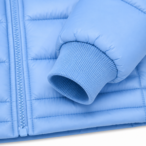 Custom Men's Winter Warm Windproof Breathable Stand Collar Full Zip Casual <b>Canvas</b> Puffer <b>Jacket</b> - Product Image 5