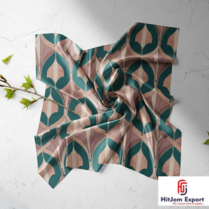 Collection en Gros de Foulards Carrés Imprimés Personnalisés Tendance, Écharpes de Tête, Hijabs et Châles Doux au Toucher Soie - Product Image 3