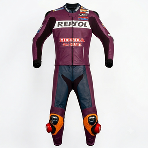 ชุดแข่งรถ Pol Espargaro รุ่น Zonda MotoCP หนังวัวและหนังจิงโจ้ หนา 1.3 มม. ชุดจั๊มสูทสำหรับขี่มอเตอร์ไซค์/ชุดป้องกัน CE - Product Image 1