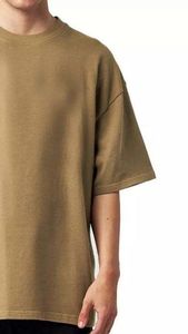 Camiseta Oversize de Algodón 100% Pesado para Hombre, Lisa, en Blanco, Estilo Urbano, Personalizable, Venta al por Mayor - Product Image 2