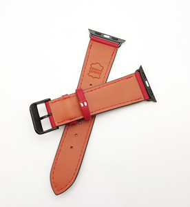 Handmade Castello Luxury Nappa Soft Dark Red Leather <b>Wallets</b> High Quality Soft Polyester Lining Apple Watch Band Strap - Product Image 3