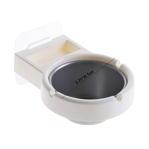 Poubelle en acier inoxydable avec couvercle, cendrier de salle de bain, décoration créative anti-mouches pour bureau, billard, maison et hôtel - Product Image 5