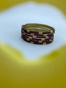 Trendy Resin and Brass Chudi <b>Set</b> | <b>Gold</b> Finish Stylish <b>Bangles</b> for Women | Wholesale Fashion Jewelry Manufacturer - Product Image 4