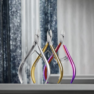 Coupe-ongles professionnel en acier inoxydable de qualité salon, à prix de gros, avec ouverture large, design durable, pour doigts, courbé et droit - Product Image 5