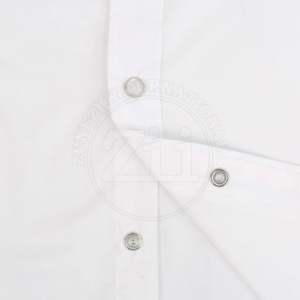 Chemises ignifuges en sergé 7,5 oz résistantes aux arcs électriques CAT2, vêtements de travail FR pour hommes, 2 chemises ignifuges 7,5 oz - Product Image 5